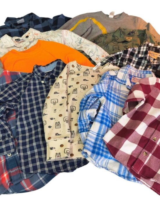 Old Navy Other - Boys Lot of 11 Size 3T Long Sleeve Shirts Button Down Carter's, Old Navy, Ball4